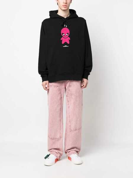 Bluze de trening GCDS Sweatshirt Wirdo BLACK Barbati (BM 9950900) 2