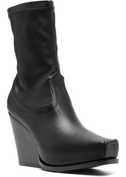 Cizme scurte Stella McCartney Cowboy Boots BLACK Femei (BM 9953999) 2