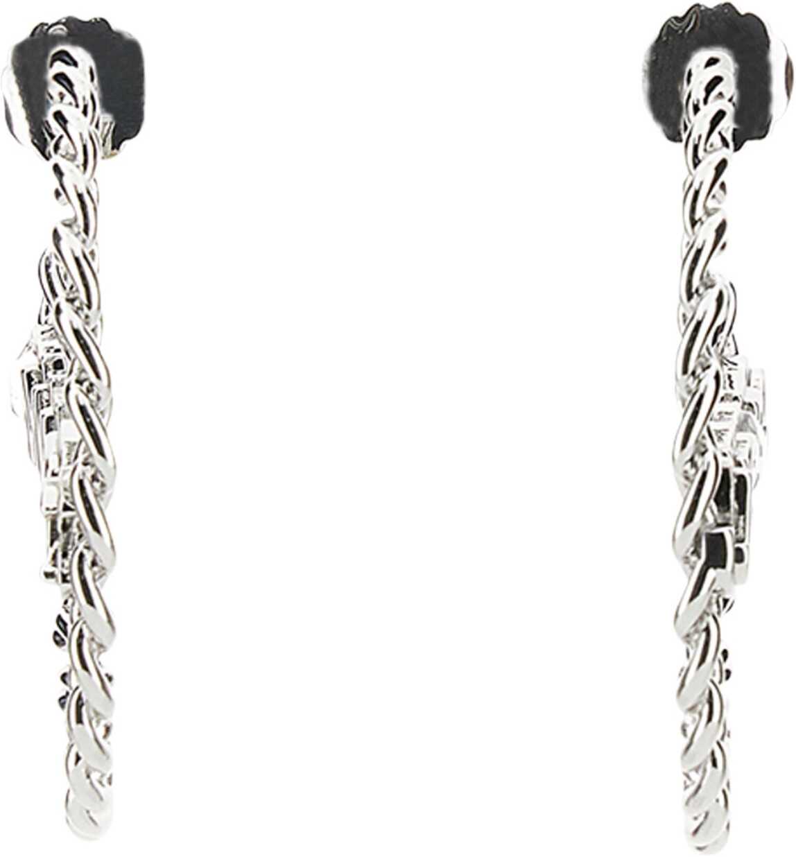 Marc Jacobs Chain Hoop Earrings SILVER image9