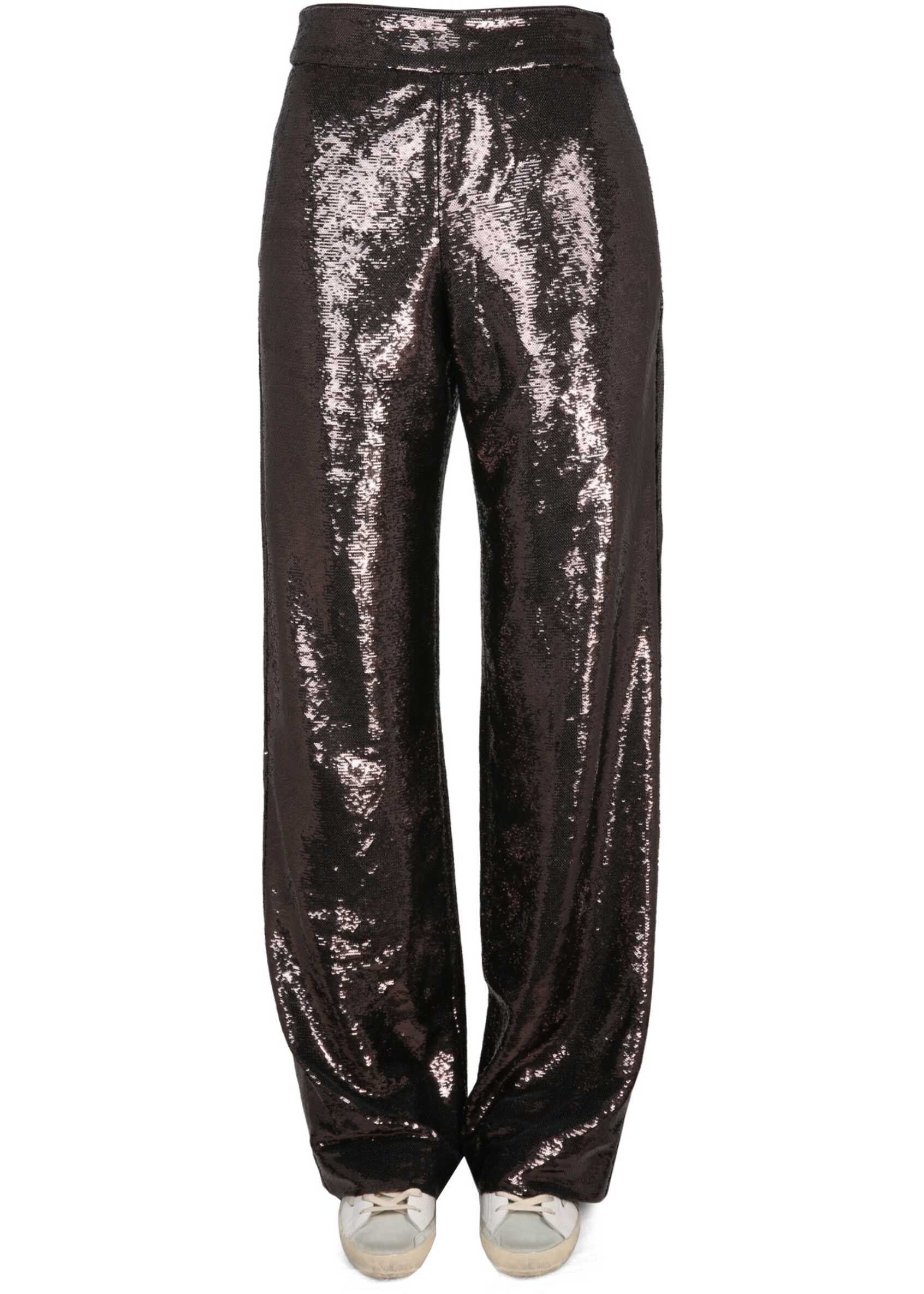 Golden Goose Sequined Pants CHARCOAL