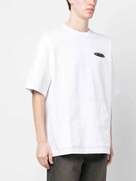 Tricouri DSQUARED2 Surf Board Skater T-Shirt WHITE Barbati (BM 9956273) 3