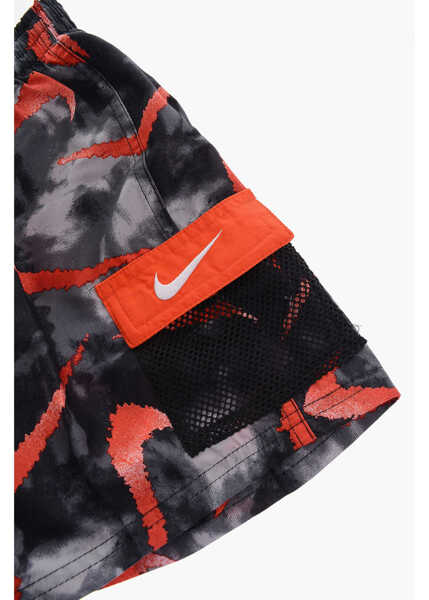 Sorturi de baie Nike Swim Tie Dye Effect Swim Shorts With Patch Pockets Multicolor Baieti (BM 9957476) 2