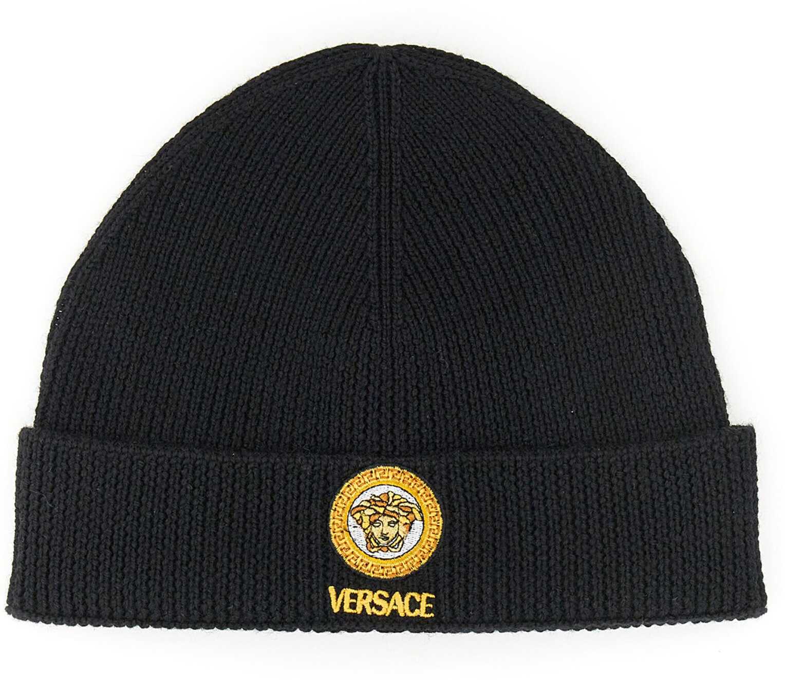 Versace Hat With Jellyfish BLACK
