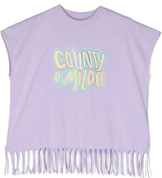Topuri Marcelo Burlon Tank Top LILAC Fete (BM 9958163) 1