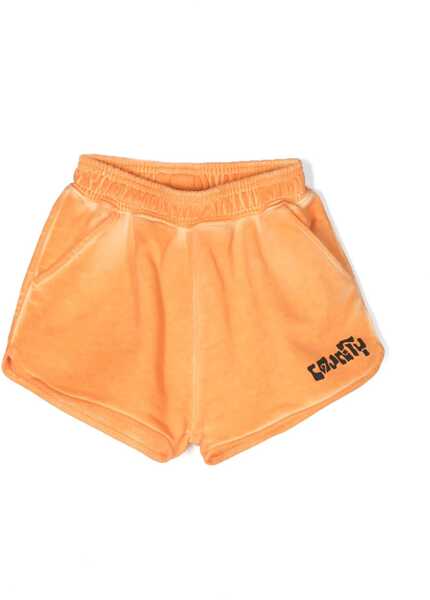 Pantaloni scurti Marcelo Burlon Sweatshorts ORANGE Fete (BM 9958190) 1