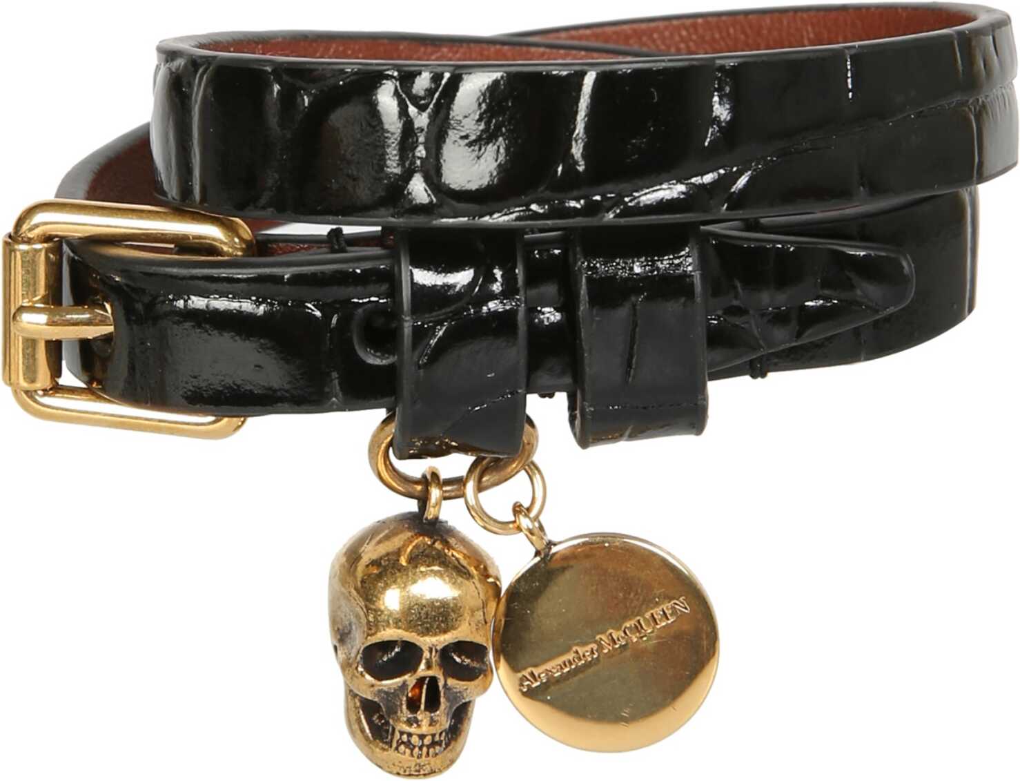 Alexander McQueen Double Twist Bracelet BLACK image15