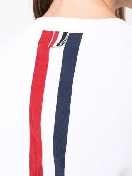 Tricouri Thom Browne Boxy Fit T-Shirt WHITE Femei (BM 9958778) 5