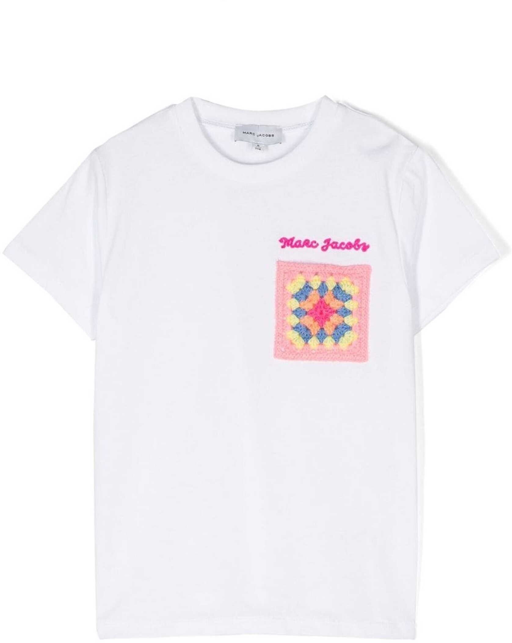 Poze Marc Jacobs Mc Pocket Crochet T-Shirt WHITE