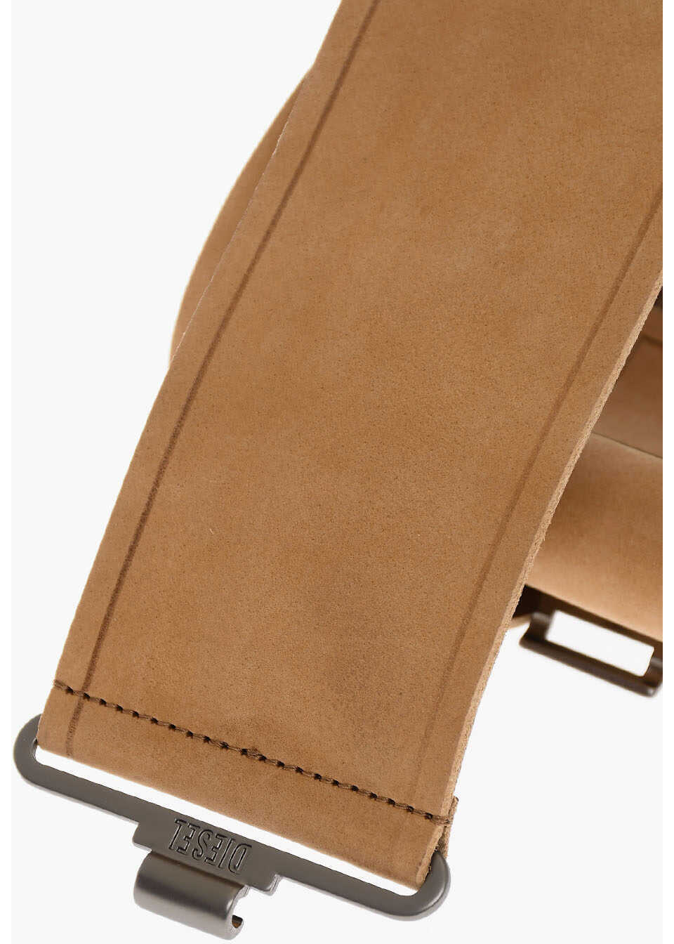 Curele Diesel Suede Maxi Belt 75Mm Brown Femei (BM 9960728) 2