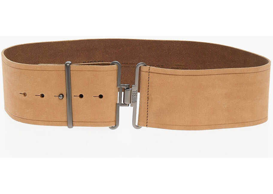 Curele Diesel Suede Maxi Belt 75Mm Brown Femei (BM 9960728) 3