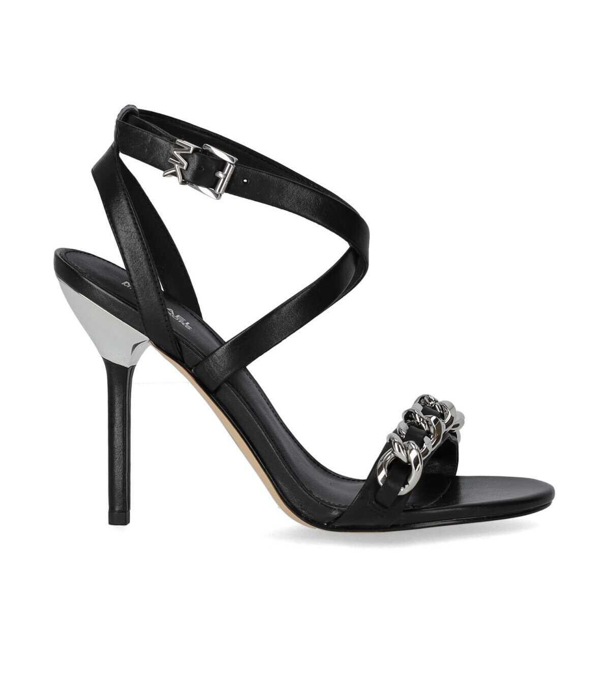 Michael Kors MICHAEL KORS ASHA BLACK HEELED SANDAL Black