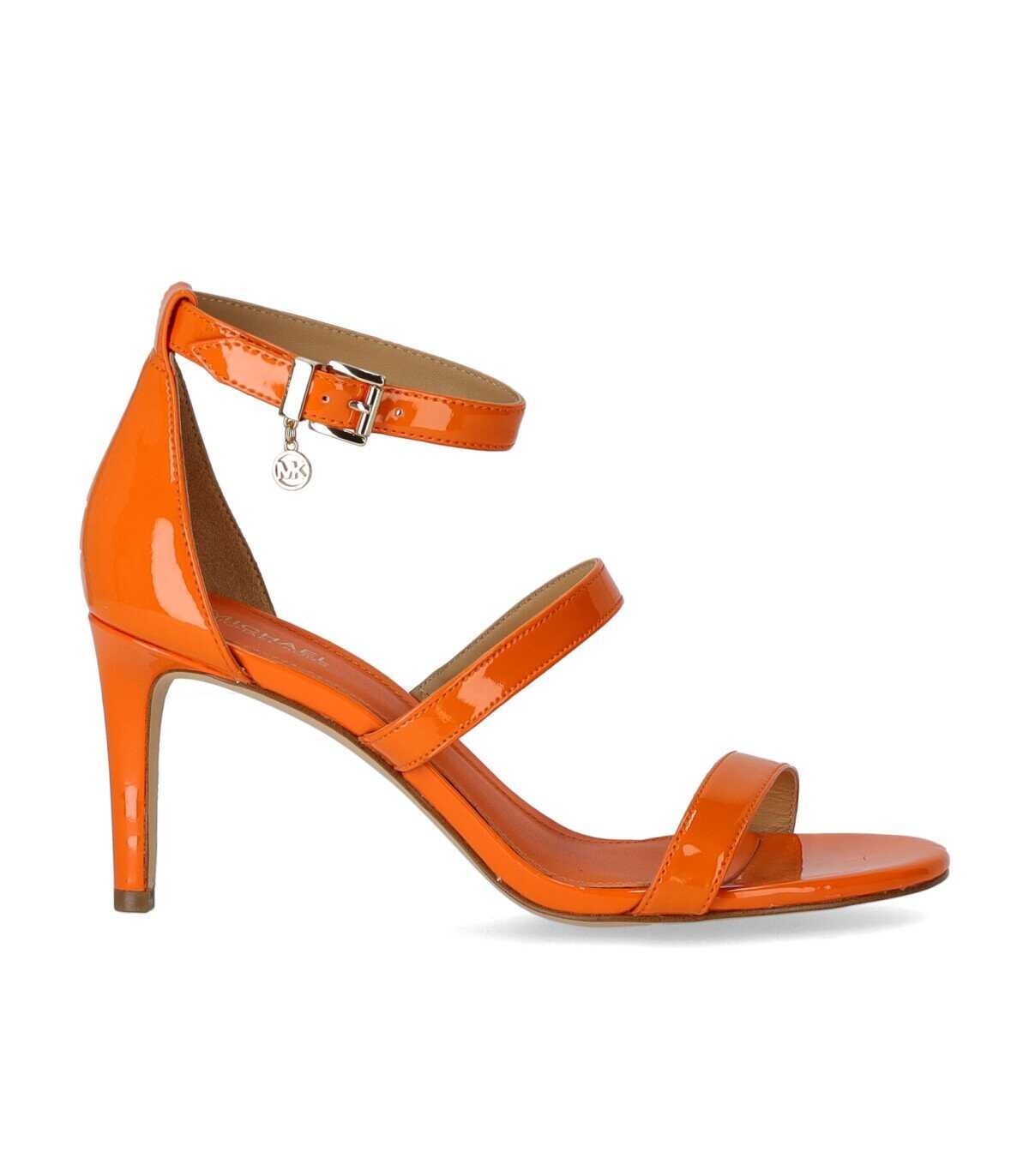 Michael Kors MICHAEL KORS KODA APRICOT HEELED SANDAL Orange