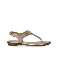 Sandale fara toc MICHAEL KORS MK PLATE GOLD FLAT SANDAL Femei