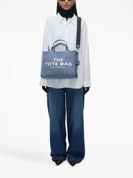 Genti de mana Marc Jacobs MARC JACOBS THE MEDIUM TOTE DENIM BLUE HANDBAG Blue Femei (BM 9965411) 2