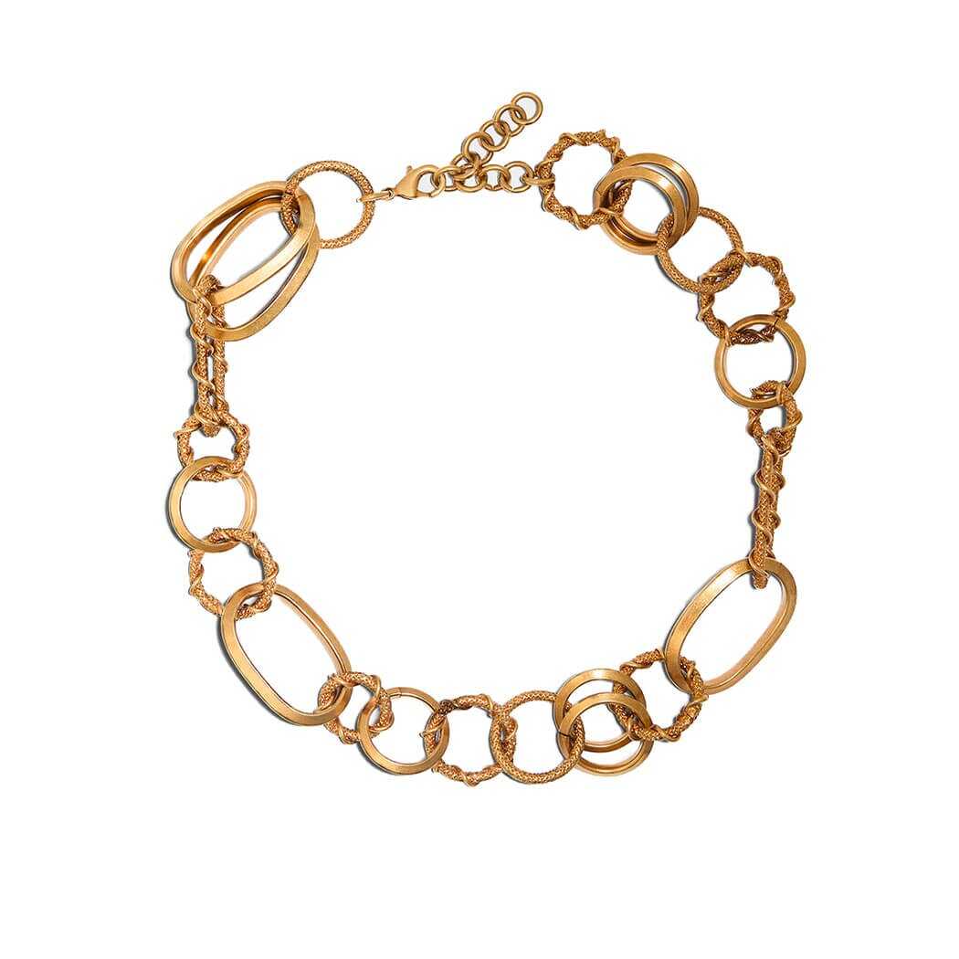 DSQUARED2 DSQUARED2 RINGS CHAIN VINTAGE GOLD NECKLACE Gold image2