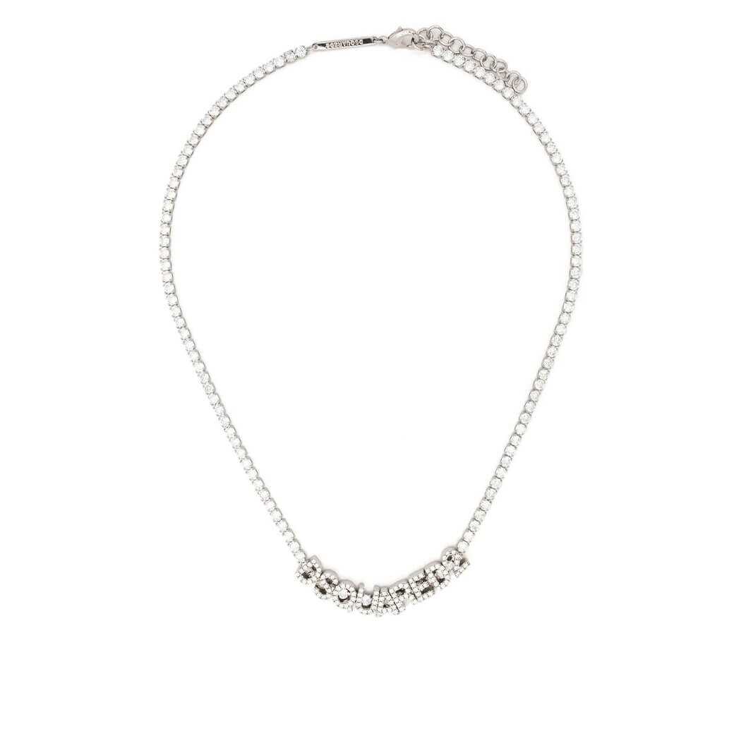 DSQUARED2 DSQUARED2 LOGO STRASS SILVER NECKLACE Silver image12