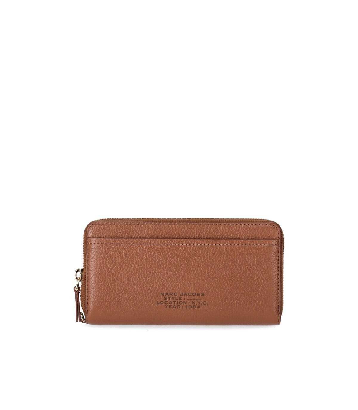 Marc Jacobs MARC JACOBS THE LEATHER CONTINENTAL ARGAN OIL WALLET Leather
