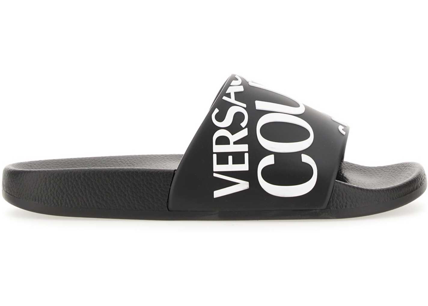 Versace Jeans Couture Slide Sandal BLACK