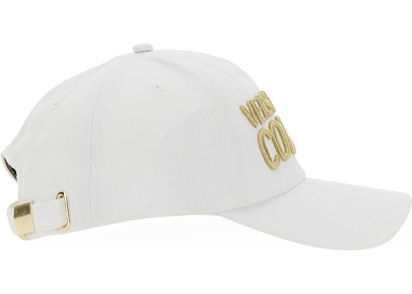 Versace Jeans Couture Hat With Logo Embroidery WHITE