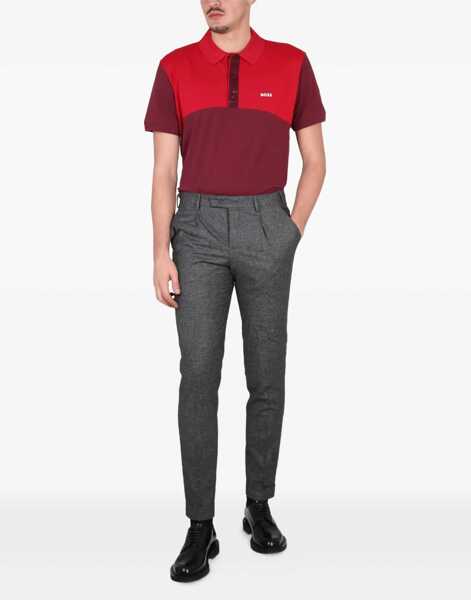 Tricouri Polo Hugo Boss Polo With Logo BORDEAUX Barbati (BM 9982751) 2