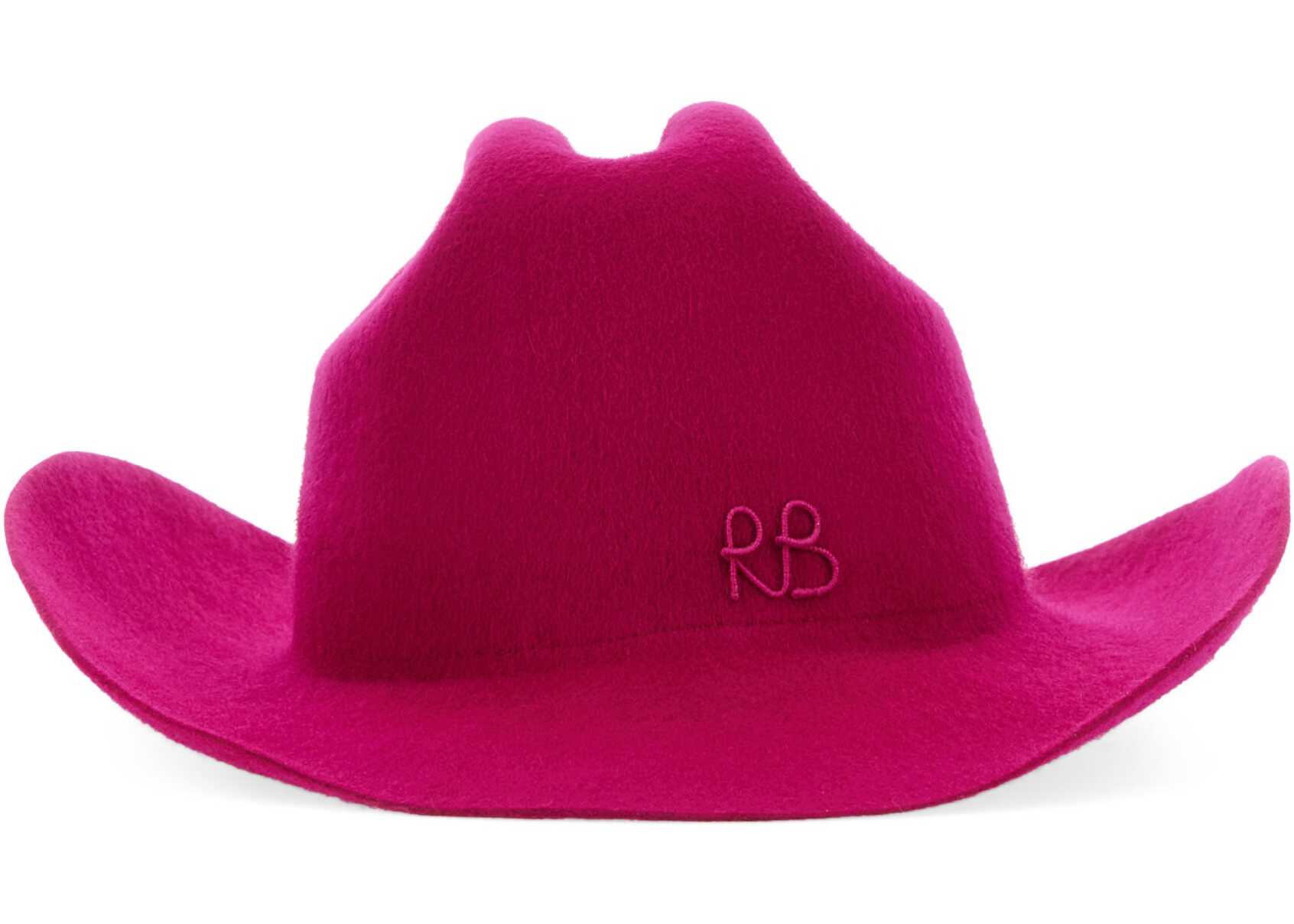 RUSLAN BAGINSKIY Cowboy Hat FUCHSIA image2