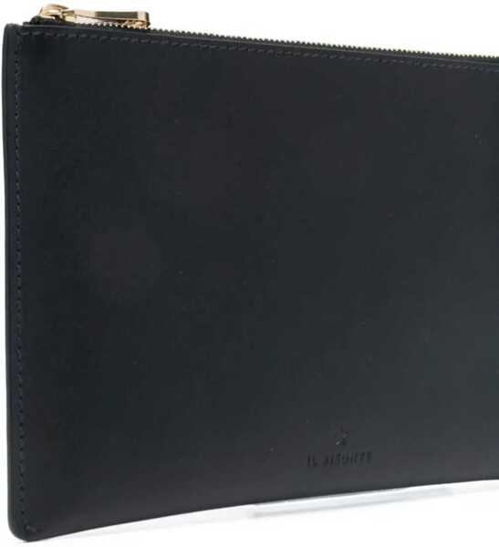 Portofele IL BISONTE Leather Case BLACK Femei (BM 9984836) 3