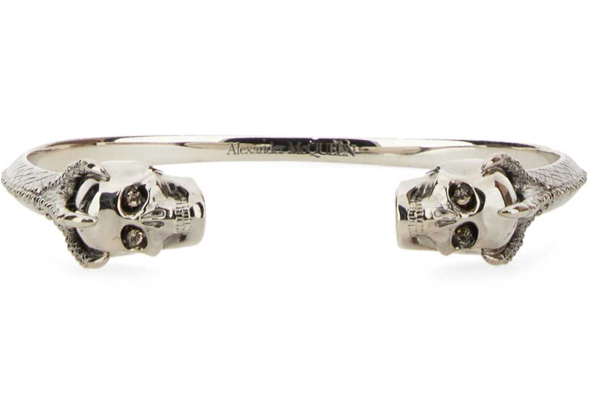 Alexander McQueen Bracelet With Skulls SILVER image6