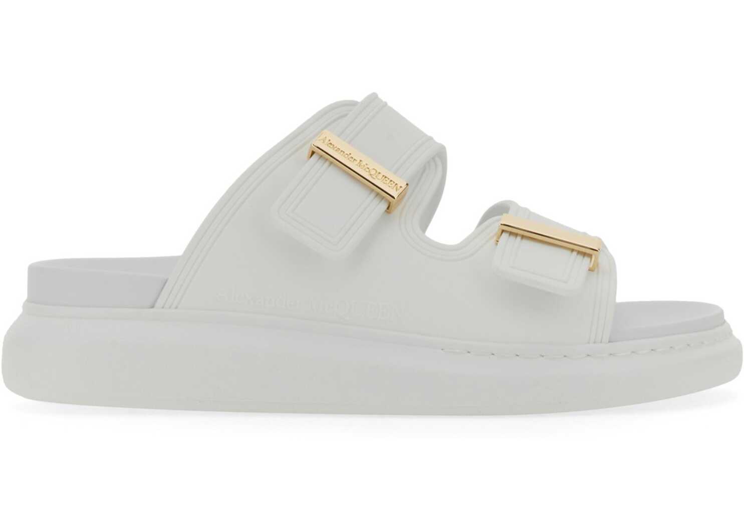 Alexander McQueen Oversize Hybrid Sandal IVORY