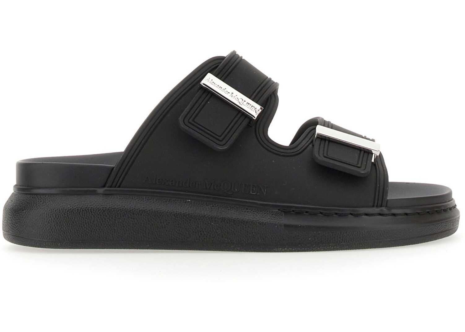 Alexander McQueen Oversize Hybrid Sandal BLACK