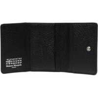 Portofele Maison Margiela Dama - Portofele Maison Margiela Wallet with white stitch BLACK Femei (BM 9999527) - B-mall.ro