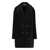 Tagliatore Tagliatore Wool Blend Double-Breasted Coat Black