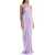 Tom Ford Long Shiny Jersey Dress BRIGHT LILAC