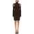 HELMUT LANG Air Turtleneck Dress DARK BROWN