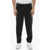 Neil Barrett Solid Color Slim Fit Chino Pants With Adjustable Ankle Black