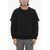 Neil Barrett Double-Layer Slim Fit Crew-Neck Sweatshirt Black