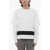 Neil Barrett Hybrid Crew-Neck T-Shirt With Triple Hem White