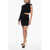 Isabel Marant One-Shoulders Cut-Out Dress With Draped Detailing Black