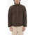 Neil Barrett Boxy Fit Baracuta Jacket With Zip Closure Brown