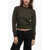 Max Mara Studio Crew Neck Sublime Cashmere Blend Sweater Military Green