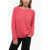 Max Mara Weekend Crew Neck Ghiacci Cashmere Blend Sweater Pink