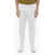 Neil Barrett Loose Fit Cargo Pants With Belt Loops White