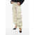 THE ATTICO Multipockets Parachute Pants With Hem Detail Beige