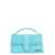 JACQUEMUS Jacquemus Le Grand Bambino Suede Handbag TURQUOISE