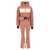 Moncler Grenoble Moncler Grenoble Logo Ski Suit PINK