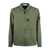 Stone Island Stone Island Overshirt With Zipper Closure Cotton Nylon Drill Moss GREEN