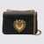 Dolce & Gabbana Dolce & Gabbana Black Leather Devotion Crossbody Bag Black