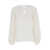 P.A.R.O.S.H. White Cut-Out Blouse In Light Fabric Woman WHITE