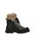 Brunello Cucinelli Brunello Cucinelli Sheepskin Ankle Boots Black