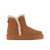 PANCHIC Panchic Bootie Suede Shearling Shoes BROWN