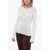 THE ROW Long-Sleeved Costanzo Stretch Wool Top White